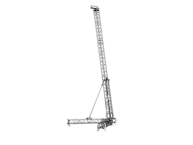 Top Quality Portable Aluminum Speaker Lifting Tower Truss ,Max Load Capacity Heavy Duty Truss Tower Lift