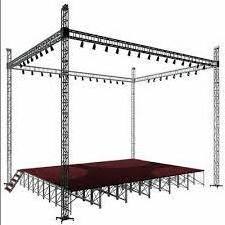 Square Aluminum Portable DJ Truss Used for Nightclub on Sale