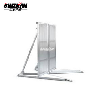 Durable outdoor event crowd control fence / aluminum mojo barrier