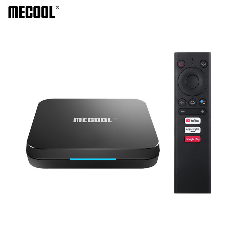 Shizhou Tech MECOOL KM9 PRO Wholesale Certified Android 10.0 4K Voice Controller Dual WiFi 100M Lan Smart Android TV BOX