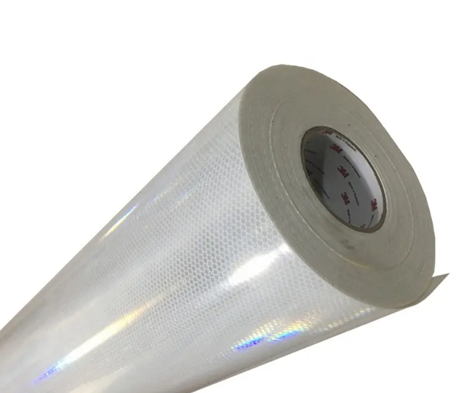 Free Samples Diamond Grade Reflective Self Adhesion Reflective Sheeting Self Adhesive Vinyl Reflective Material by Janehong