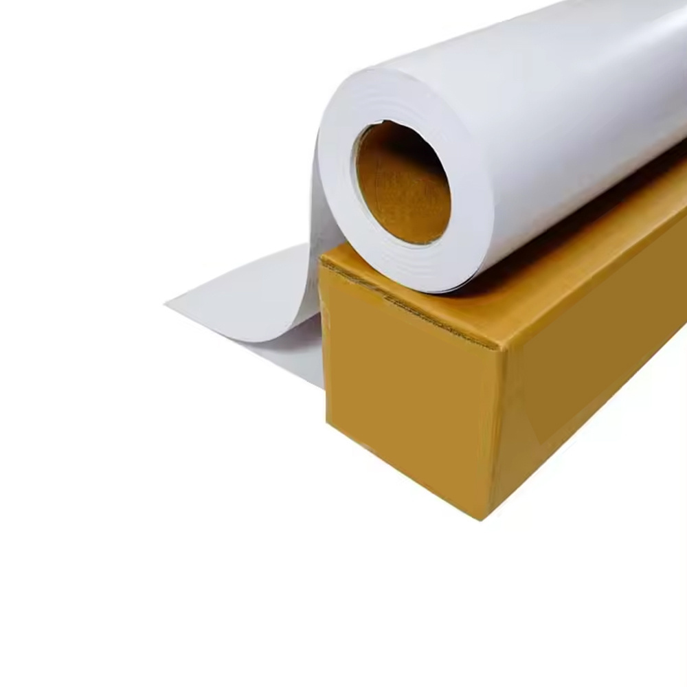 Excellent Quality vinyl sticker material glossy matte vinyl white pvc printing self adhesive vinyl roll