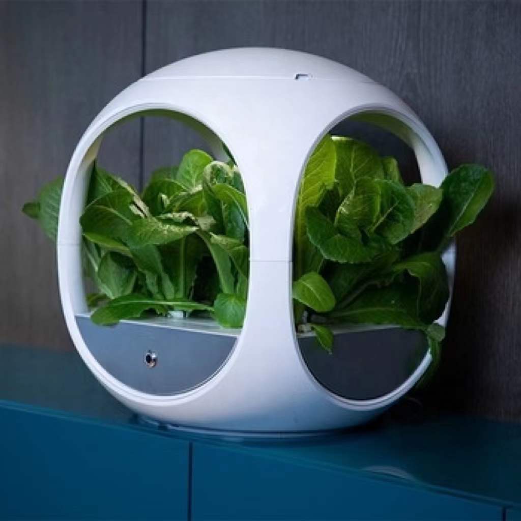 Intelligent Hydroponic Herb Garden Self-Watering Planter Indoor Growing System Portable Smart Garden With Led Light