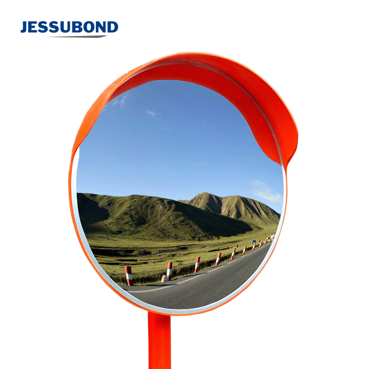 JESSUBOND Hot Sale 80 Cm  Round Acrylic Shatterproof Plastic Outdoor Road Traffic Convex Pc Mirror Safety