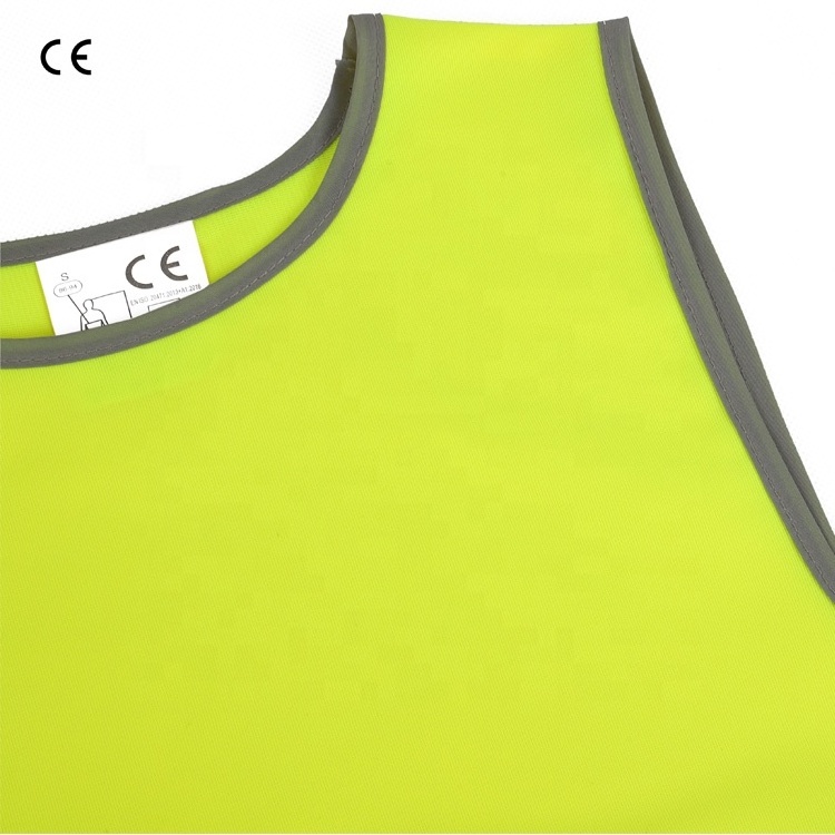 Children's Reflective Vest CE Customize high visibility multi-color breathable school outdoor reflective kids safety vest