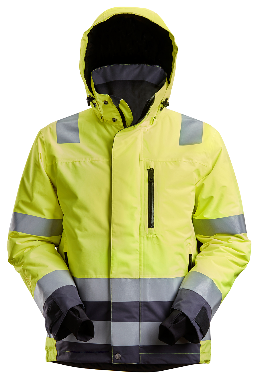 Jessubond High Visibility Winter Workwear Hi Vis Safety Cotton Jacket Reflective