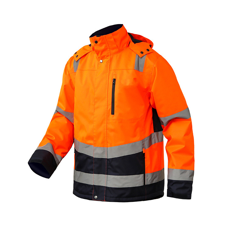 Jessubond Factory Safetywear Hi Vis Clothing High Visibility Workwear Reflective Safety Jacket