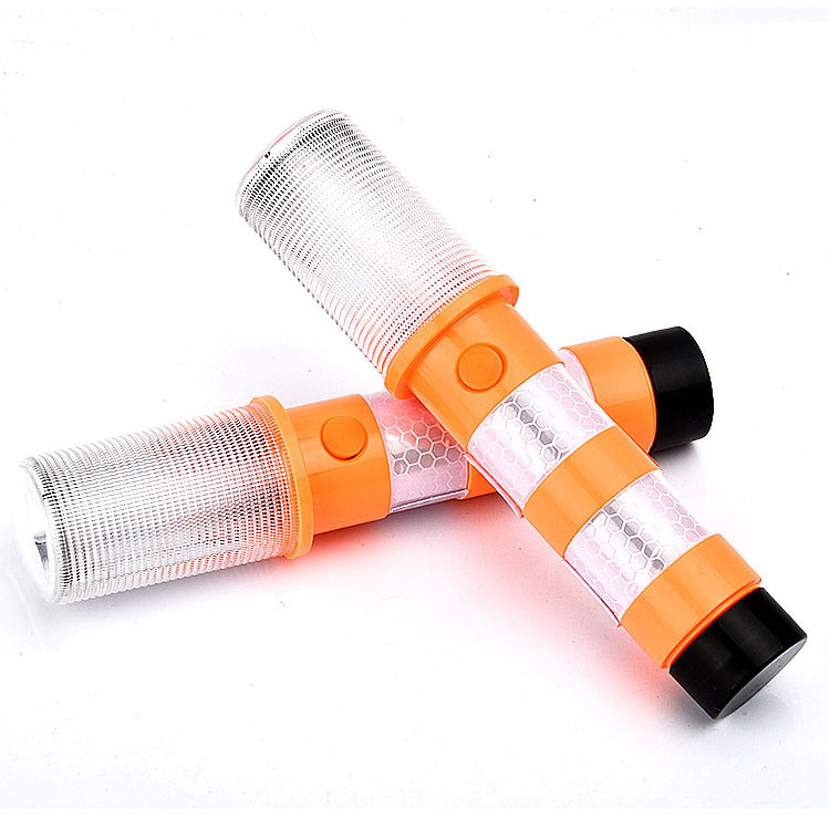 Jessubond Warning Light Road Safety Traffic Telescopic LED Traffic Safety Baton Strobe Light