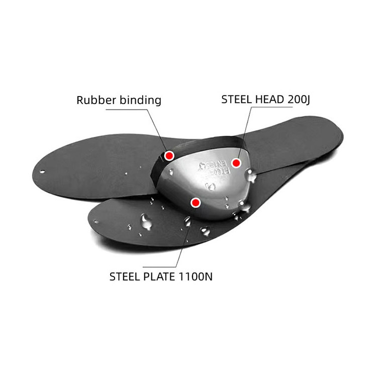 Puncture Resistant Baotou Construction Shoes Work Safety Boots Composite Steel Custom Unisex Leather OEM Custom Safety Shoes