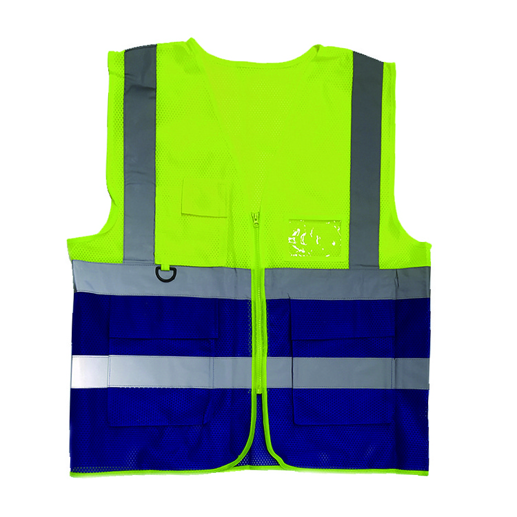 Yellow Reflective Safety Clothing Hi Visible  Reflective Vest From China Manufacturer