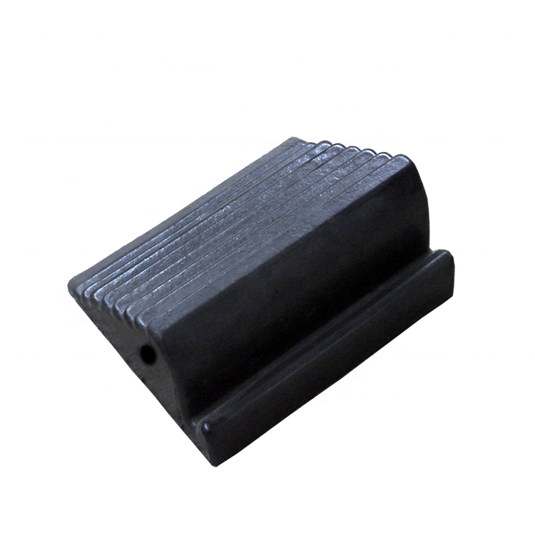 Jessubond Heavy Duty Polyurethane Truck Stopper Rubber Wheel Stop Chock Block