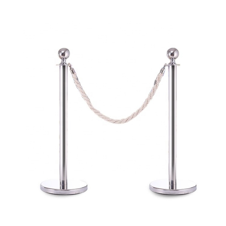 Jessubond Traffic Crowd Control Walkway Black Gold Queue Bollard Red Carpet Velvet Rope Poles Stands Post Barrier Stanchion