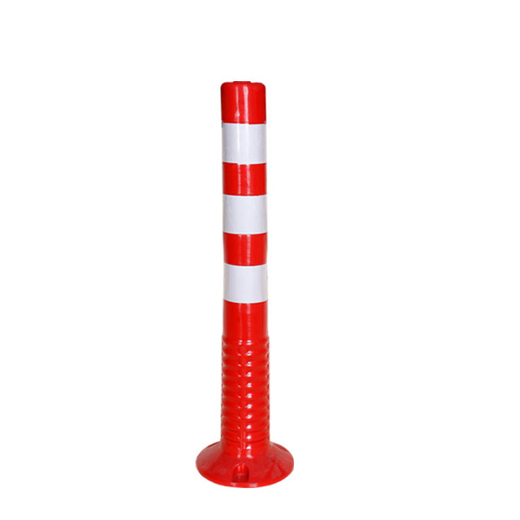 Jessubond Warning Post China Collapsible Orange Safety Traffic Reflective Flexible Warning Bollards Post