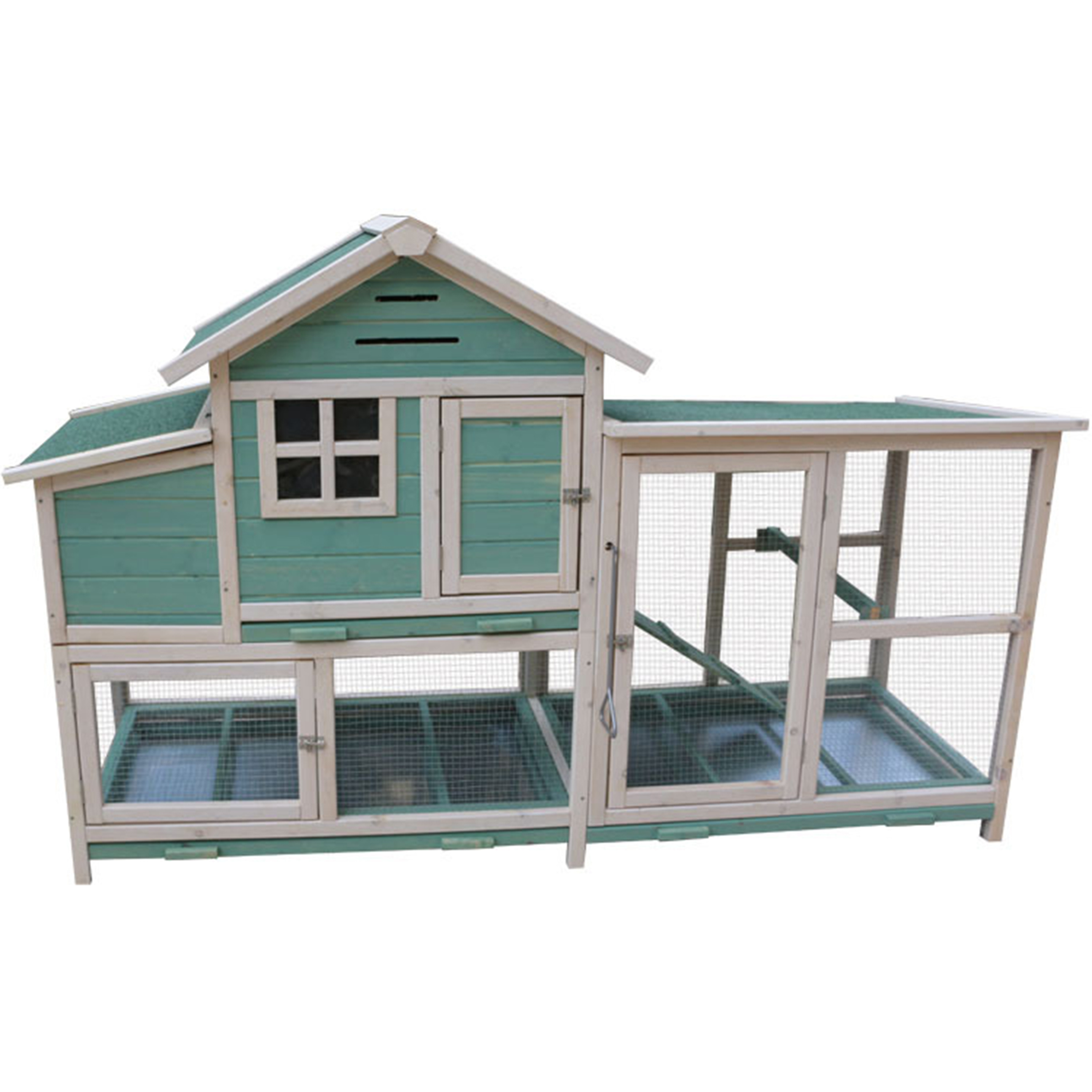 Outdoor chicken cage chicken nest pet house pigeon cage wooden cat house sunscreen big rabbit cage