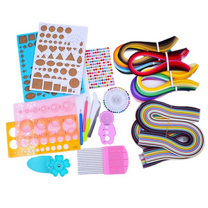 2024 New Customized Paper Quilling Craft Great Paper Quilling Kit with paper Strips and Quilling Tools and Storage Box