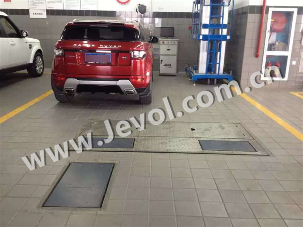 Factory vehicle inspection / testing equipment