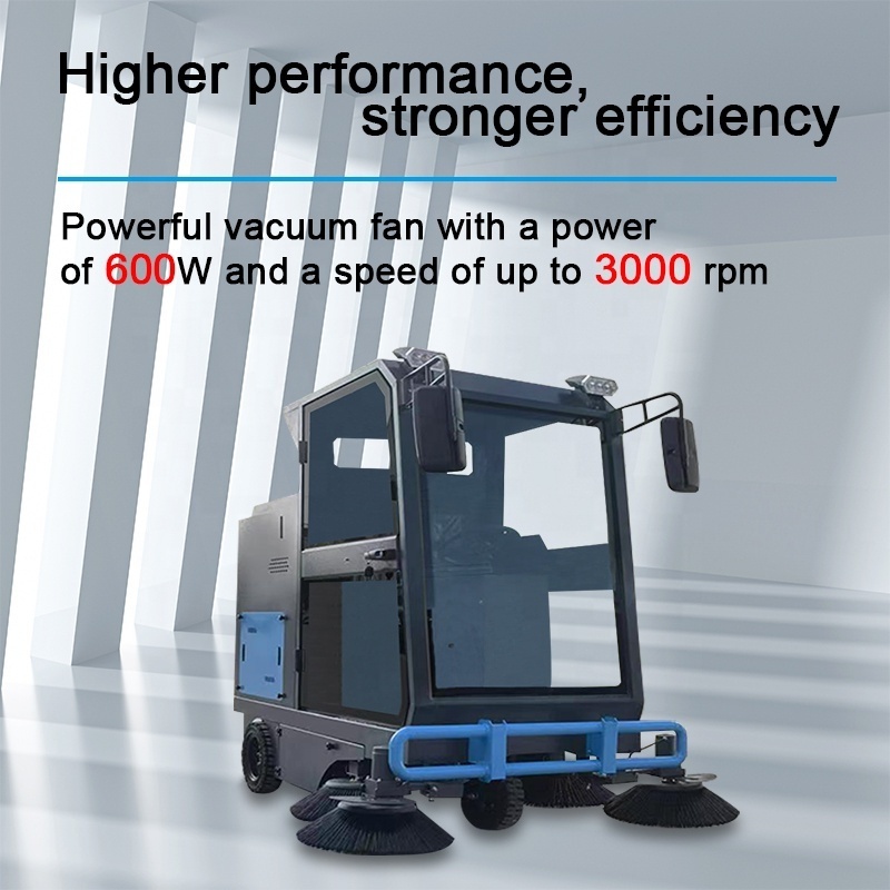 Floor cleaning machine SJ1900 floor sweepers burnishing road sweeper car price with CE