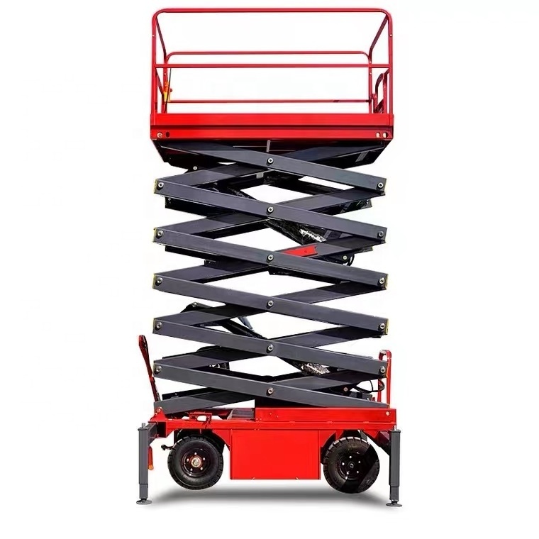 GTJZD04 lift and drop platform mini scissor lift wide platform lift height hydraulic platform for factory