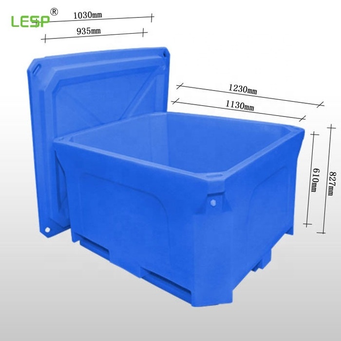 Lower price economic fish farm workshop warehouse large plastic fish tubs