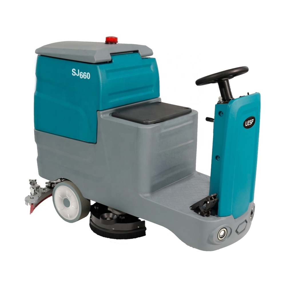 SJ660/SJ660+ floor cleaning machine battery operated floor scrubber for sweepers with 225kg for waiting room