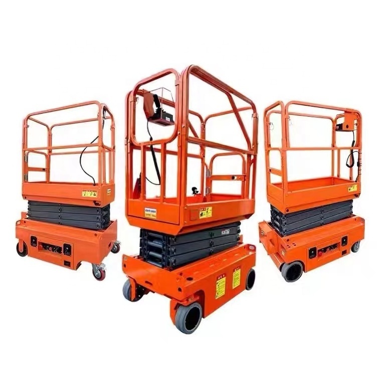 GTJZD04 lift and drop platform mini scissor lift wide platform lift height hydraulic platform for factory