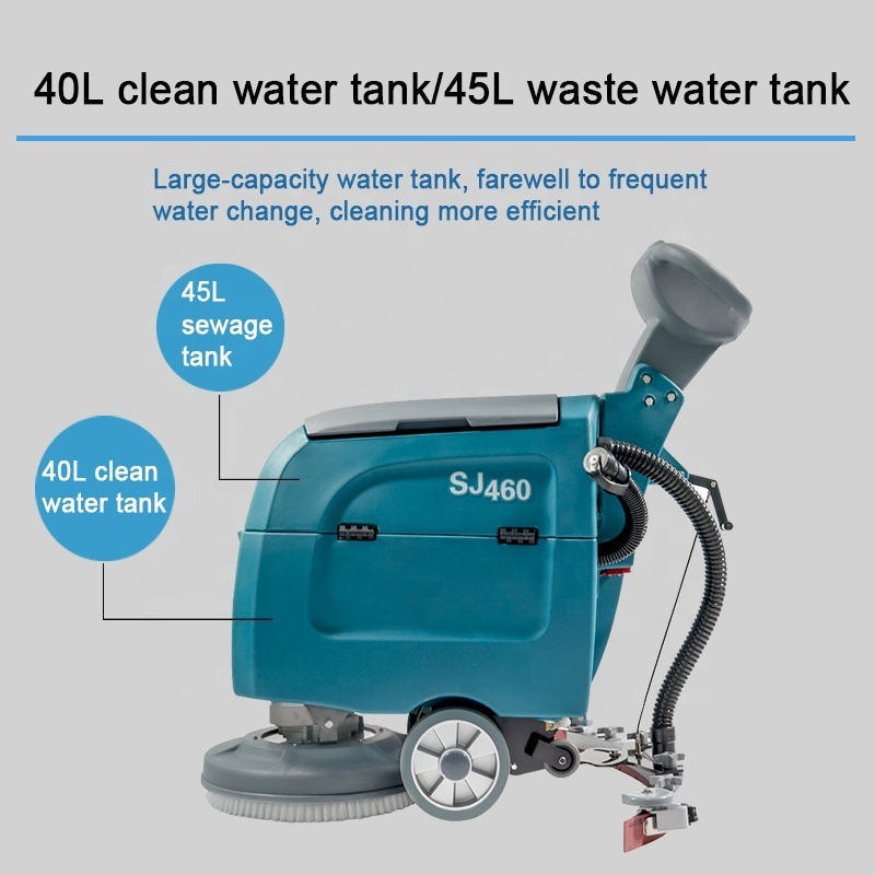 SJ-460 Floor Scrubber  for marble,granite,cement,tile floors cleaning,GAOMEI CE,ISO9001 Certified