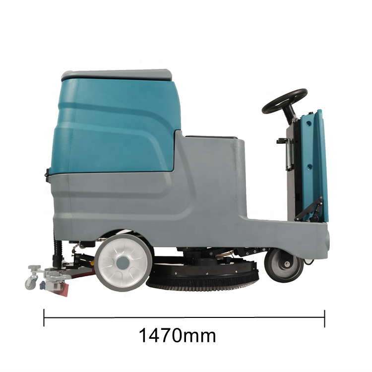 SJ660/SJ660+ floor cleaning machine battery operated floor scrubber for sweepers with 225kg for waiting room