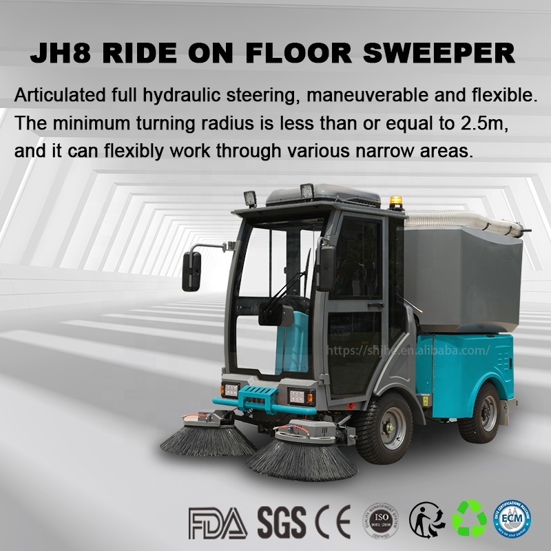 JH8 Magnetic floor sweeper with wheels