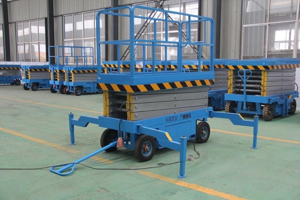 10 Meters High Screw Lift Electric Scissor Lift/Smart scissor car lift / used mini car scissor lift for sale with CE