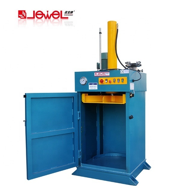 China Hydraulic Scrap Used Oil Drum Crusher/Jewel 55 Gallon Metal Drum Baler for Oil Barrel (up to 235L)