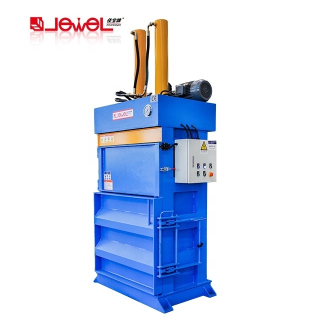 2021 China Premium Wholesale  hydraulic waste paper bailing machine / plastic bottle baler machine / small garbage baling press