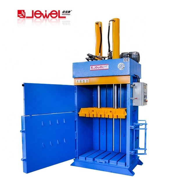 2021 China Premium Wholesale  hydraulic waste paper bailing machine / plastic bottle baler machine / small garbage baling press