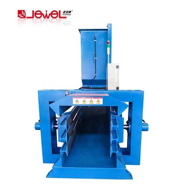 JEWEL horizontal Baler high quality corrugated Paper Baling Machine cardboard strapping compress machine