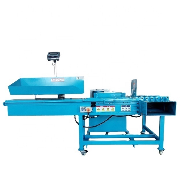 Factory-direct Constant weight pressing machine wiping rags Baling Press 10kg bale weight with Weighing Device