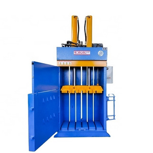 2021 China Premium Wholesale  hydraulic waste paper bailing machine / plastic bottle baler machine / small garbage baling press