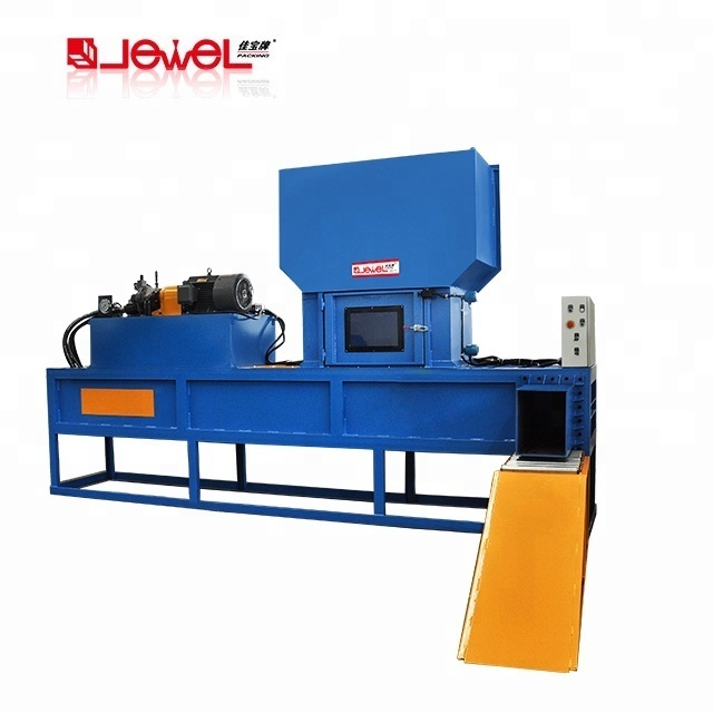 JEWEL Brand Factory Supply horizontal hydraulic alfalfa hay straw sawdust baling press baler bagging machine