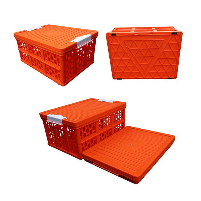 JOIN Collapsible Container Foldable Bin Plastic Plastic Crate Foldable Storage Box For Car collapsible container