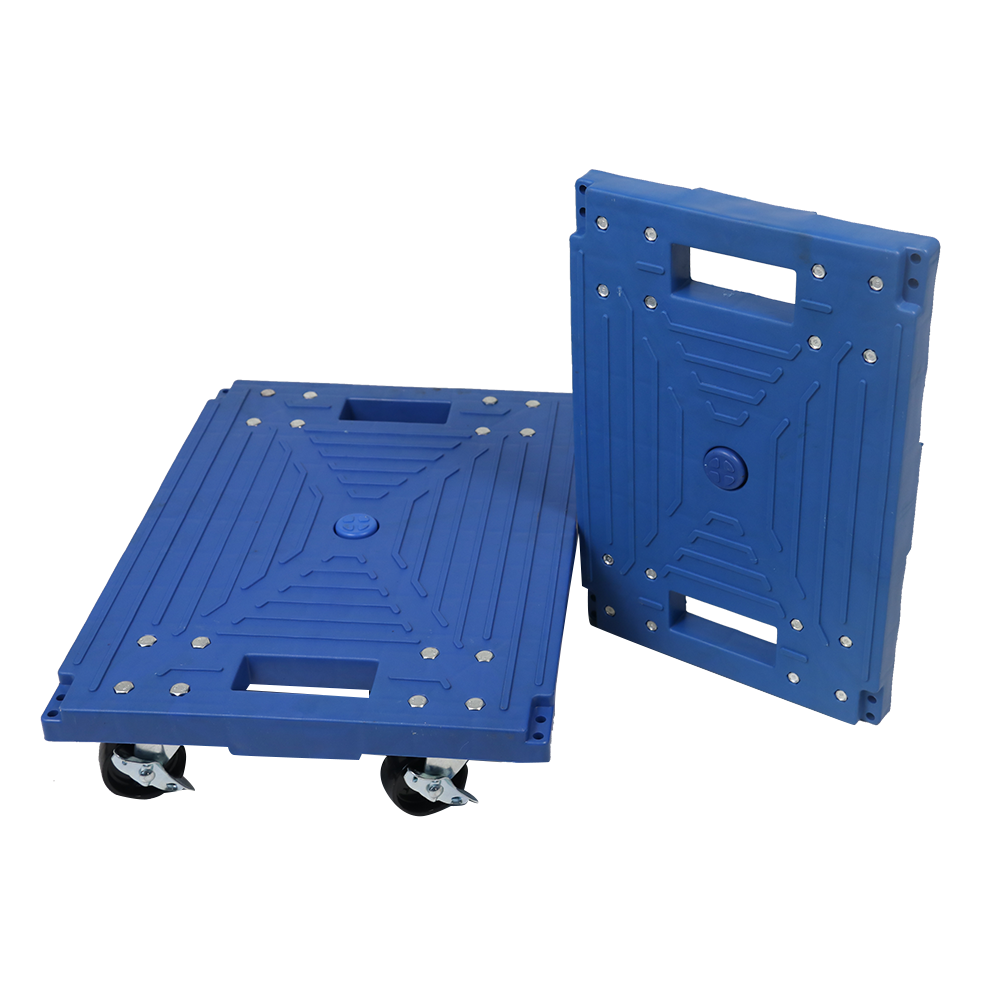 JOIN Durable Plastic Moving Crate Dolly With Four Wheels Moving Crate Dolly Easy To Disassemble And Assemble For Turnover Pallet