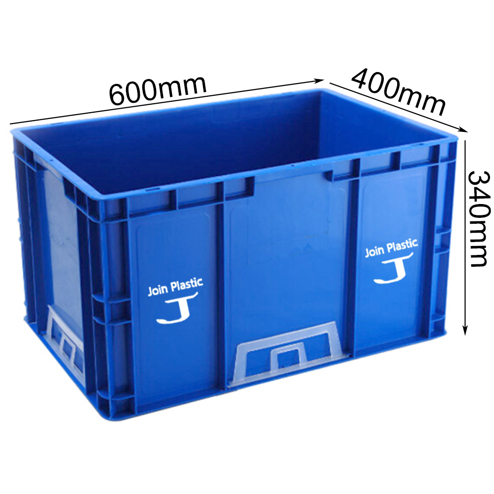 JOIN Injection Plastic Bin Stackable Turnover Boxes Moving Industrial Tool Logistics Warehouse Storage Box Plastic Crate