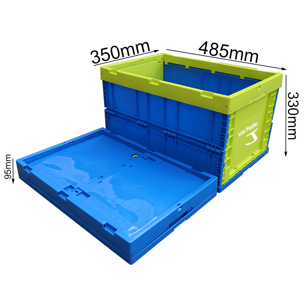 JOIN Collapsible Container Foldable Bin Plastic Plastic Crate Foldable Storage Box For Car collapsible container