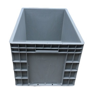 JOIN EU Heavy Plastic Stackable Turnover Box Plastic Turnover Crate Straight Wall Container Shipping Crates Customize Color Logo