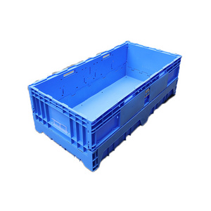 JOIN Hot Sale Foldable Plastic Crates Packaging Storage  Collapsible Plastic Moving Box Stackable Foldable Box