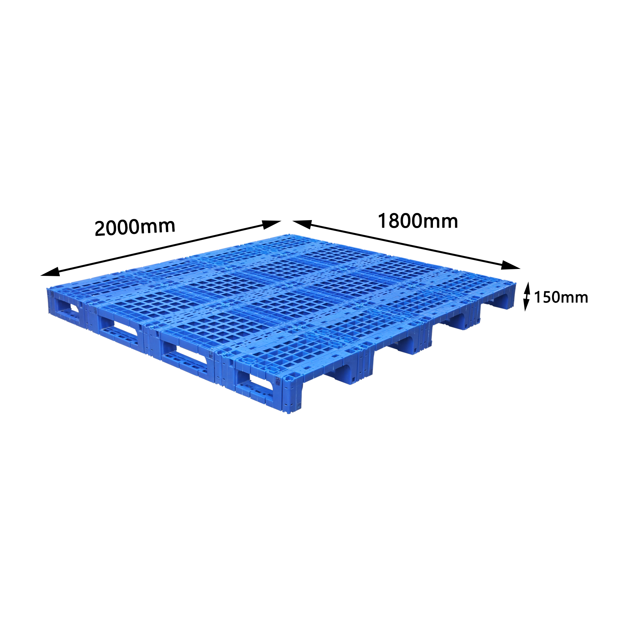 JOIN 2000*1800mm heavy duty plastic pallet for the food industry