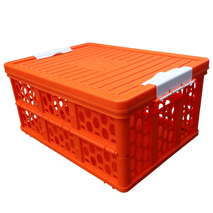 JOIN Collapsible Container Foldable Bin Plastic Plastic Crate Foldable Storage Box For Car collapsible container