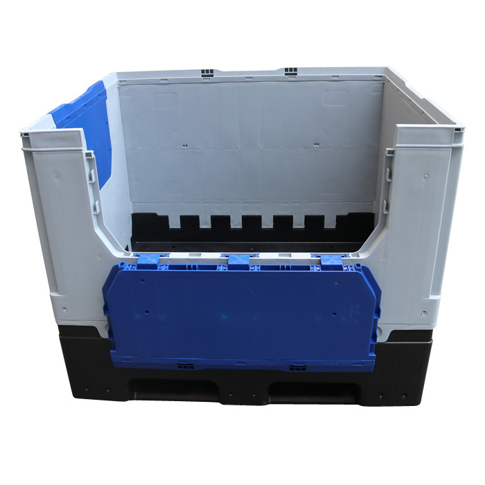 JOIN Large Pallet Box Plastic Collapsible Pallet Bulk Liquid Packaging Storage Tubs with Lid Pallet Box Available With Drop Door