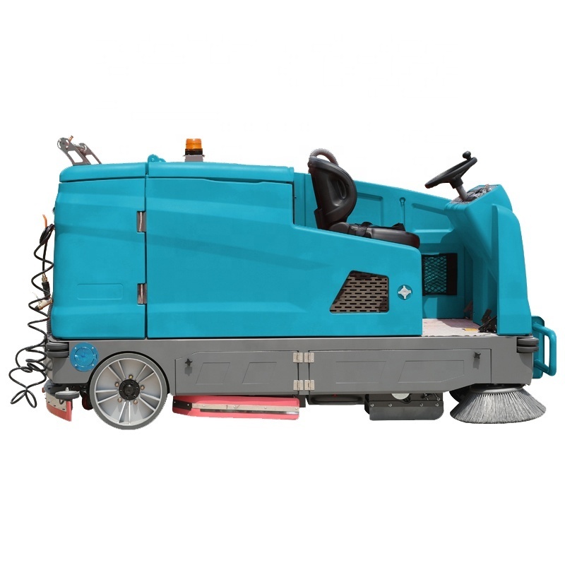 Products with CE certification,Top-Rated Diesel oil Street Sweeper and Scrubber Combo Municipal Road Clean-up Vehicle