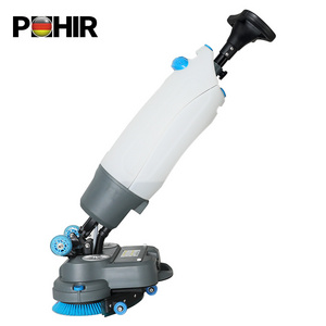 POHIR-300 Floor Washer Commercial Hand Held Electric Walk-behind Floor Scrubber Cleaning Machine