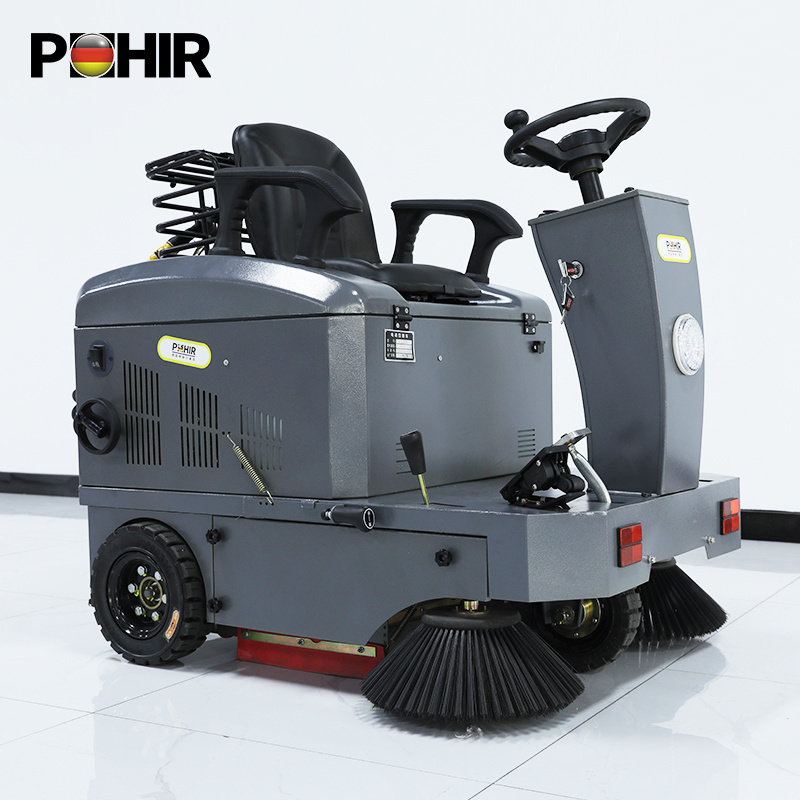 Floor Sweeper Washing cleaning Machine New Ride-on Battery Electric Operated Road Floor Sweepers