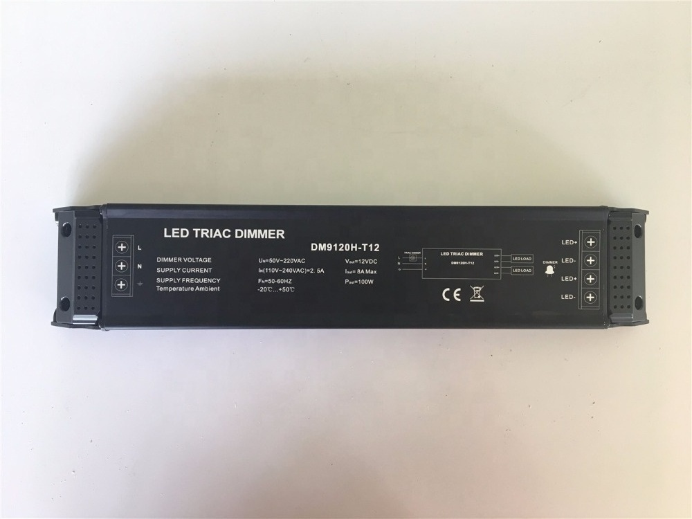 DM9120H-T12/T24 AC50V~220V DC24V 12V 100W 4A 8A Triac Dimmer