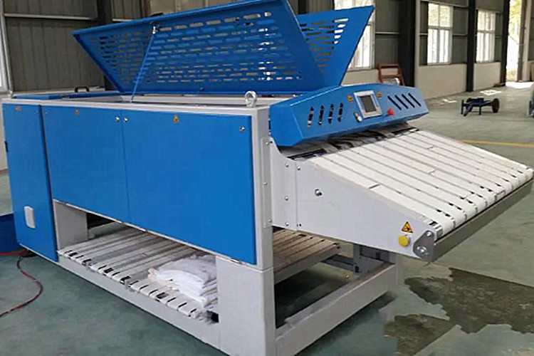 High performance bath towel auto folding machine commercial laundry equipment cotton face towel folder